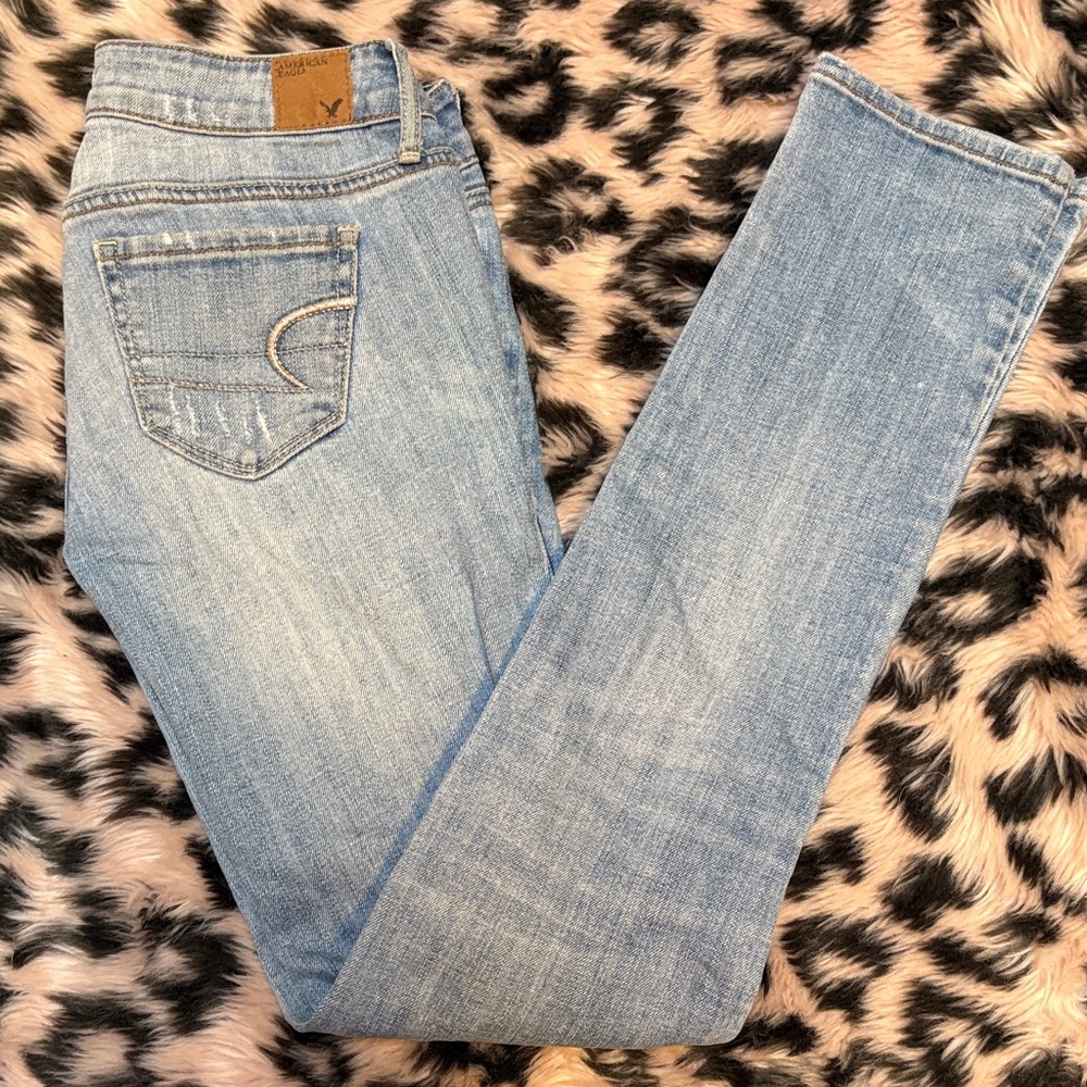 American Eagle Outfitters Light Blue Skinny Jeans